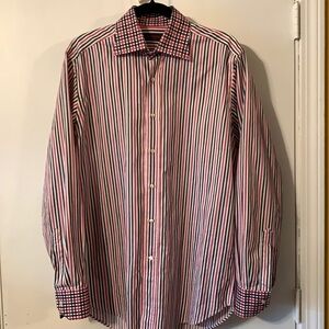 Etro Milano Mixed Print Men’s Shirt 40